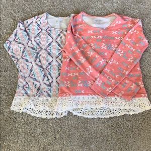 2 arizona Jean tops.